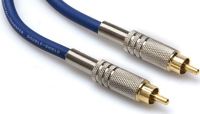 Kabel Hosa RCA (Cinch) - RCA (Cinch) 2m granatowy (DRA-502)
