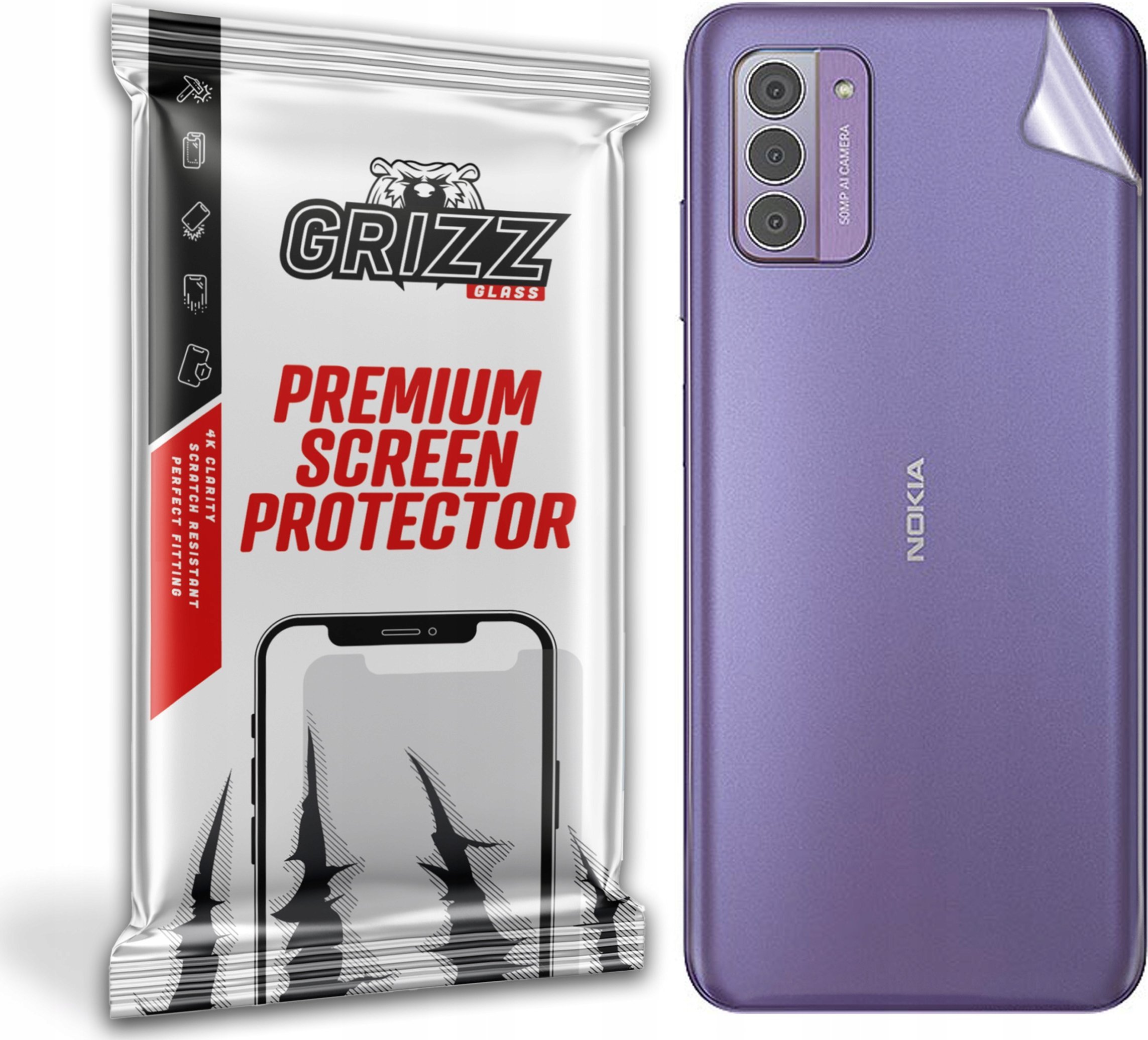 GrizzGlass Folia na tył GrizzGlass SatinSkin do Nokia G42