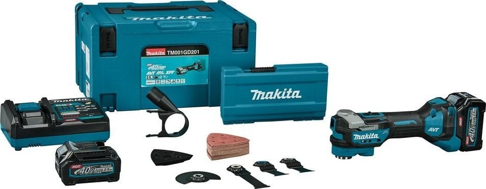 Makita Narzędzie wielofunkcyjne TM001GD201 40 V 2 x akumulator 2.5 Ah + akcesoria