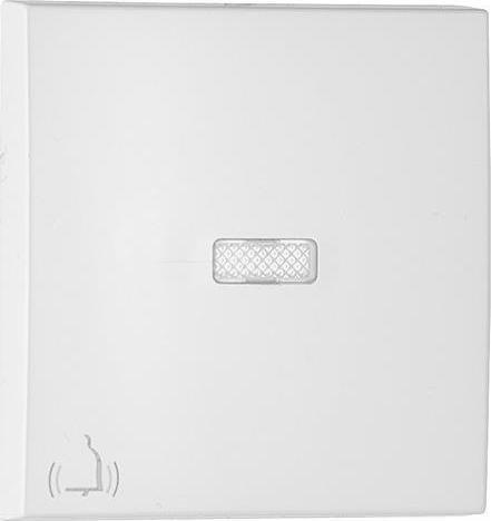 Efapel EFAPEL BASE KLAWISZ DO ŁĄCZNIKA ZWIERNEGO Z PODŚWIETLENIEM SYMBOL DZWONEK BIAŁY 90795 TBR