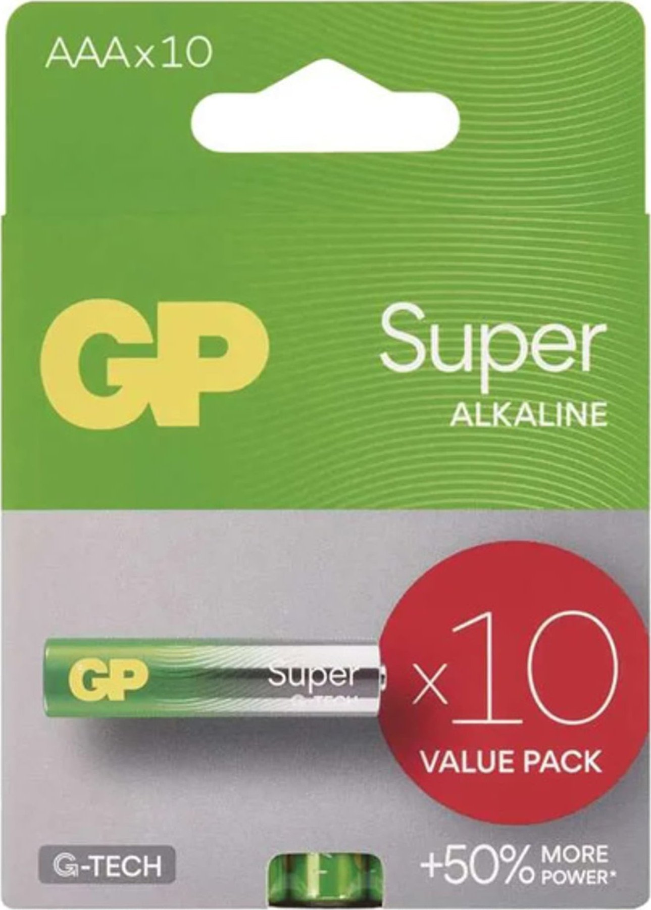 GP Bateria alkaliczna, AAA (LR03), AAA, 1.5V, , blistr, 10-pack