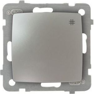 Ospel Łącznik krzyżowy Karo srebrny perłowy (ŁP-4S/m/43)