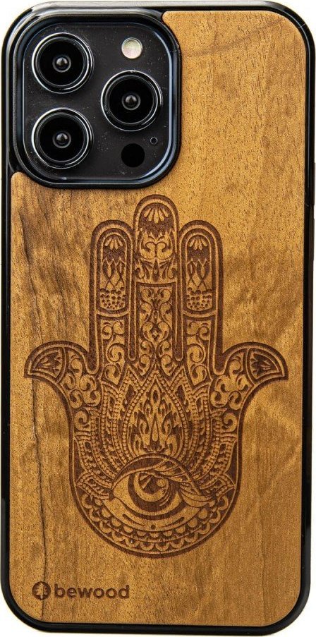 BeWood Drewniane Etui Bewood na iPhone 14 Pro Max HAMSA IMBUIA