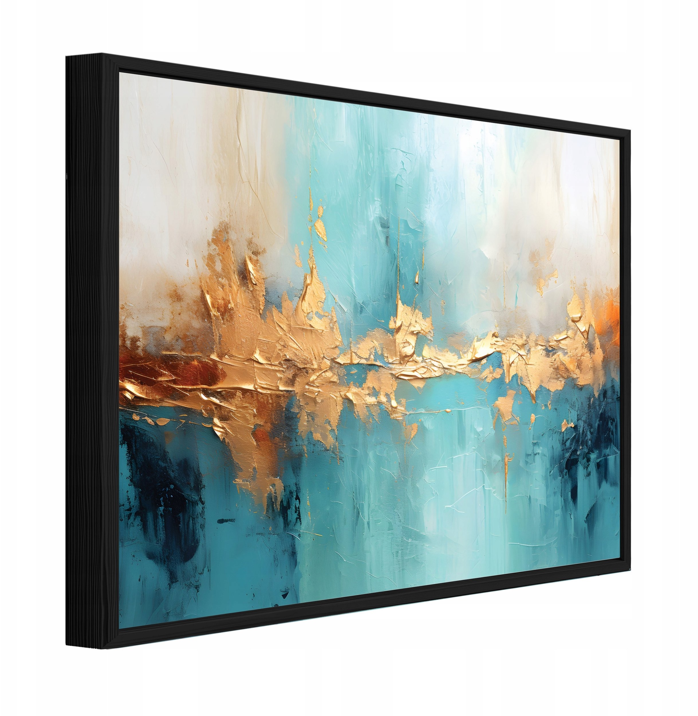 Obraz W Ramie Na Płótnie Marmur Abstrakcja Do Sypialni Salonu 100x70