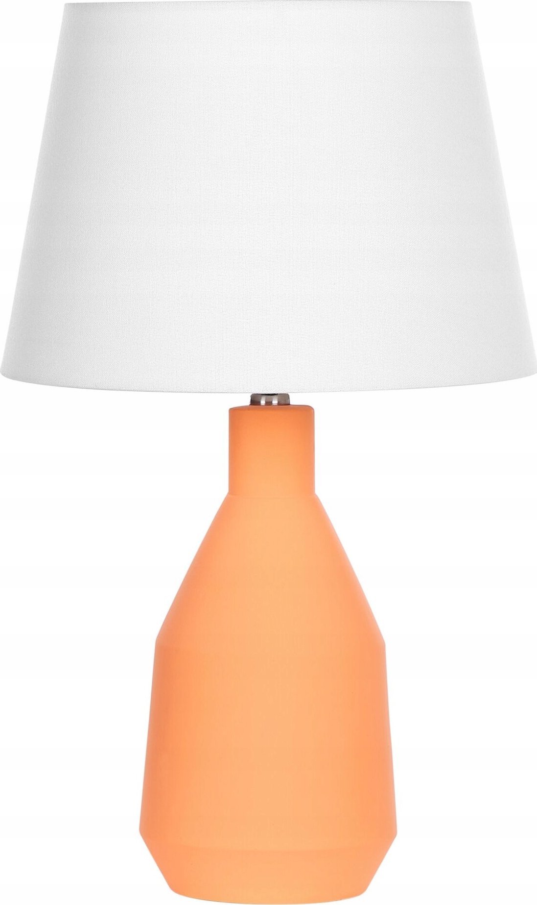 Lampa stołowa Beliani Lampa stołowa ceramiczna pomarańczowa LAMBRE