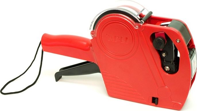 Apli Metkownica APLI, jednorzędowa, 8 znaków, czerwona