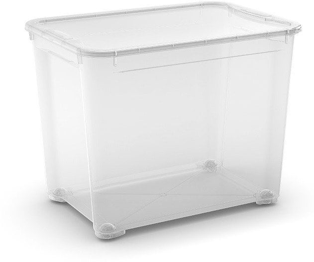 Box with lid T Box XL 70L 39x55 5x42 5cm transparent 3253924831787