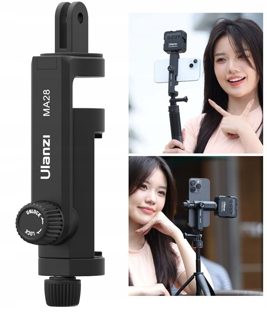 Uchwyt Mocowanie Na Telefon Smartfon Na System Gopro Iso Obrót 360s Ulanzi / Ma28