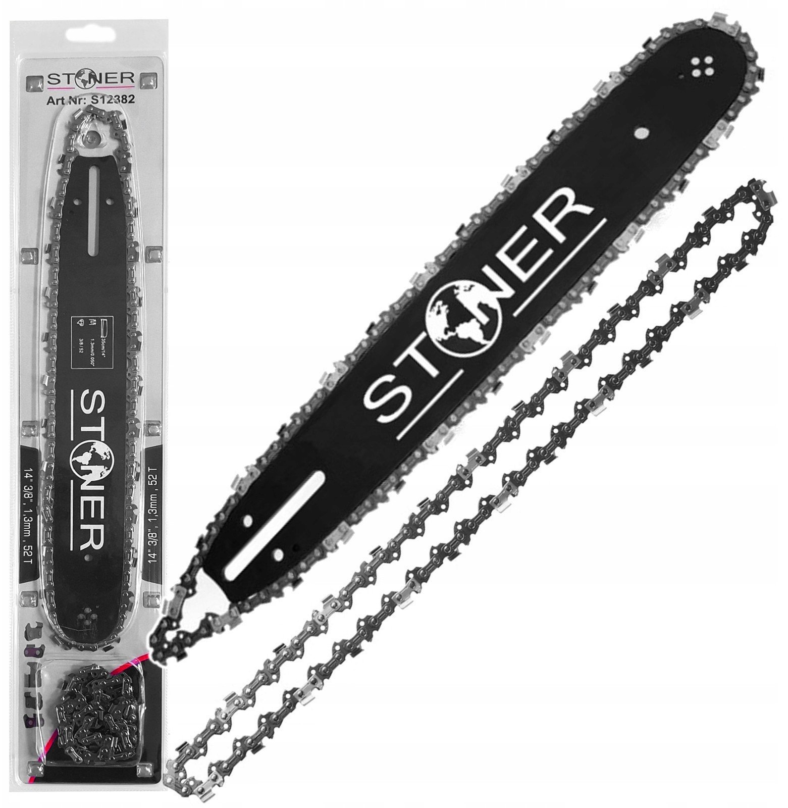 PROWADNICA+2xŁAŃCUCH 15" 325 64 ogniw DO HUSQVARNA /STONER