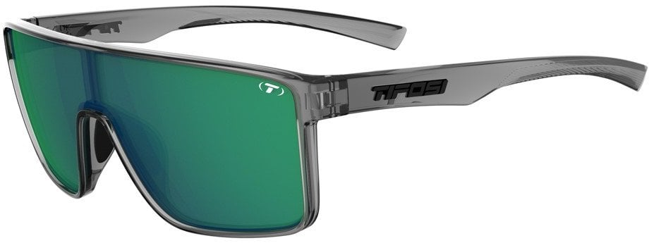 Okulary TIFOSI SANCTUM POLARIZED crystal smoke (1 szkło Green Mirror POLARYZACJA 14% transmisji światła) (NEW 2025)