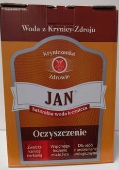 Woda Jan Jan Woda lecznicza 3l karton