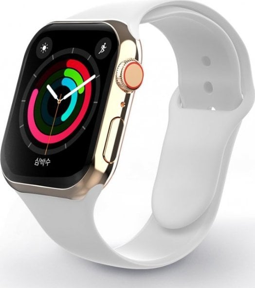 Swissten Silicone band for apple watch 42-44 mm white