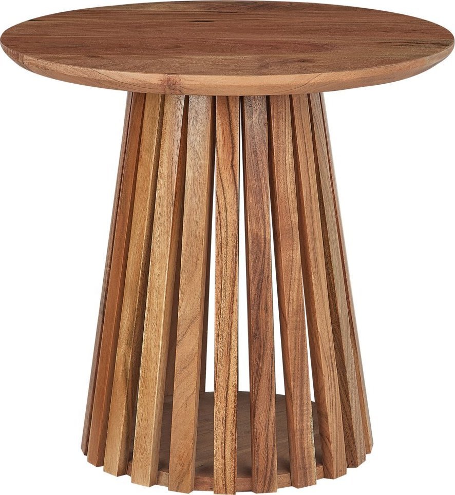 Beliani Stolik kawowy drewno akacjowe ciemny MESILLA