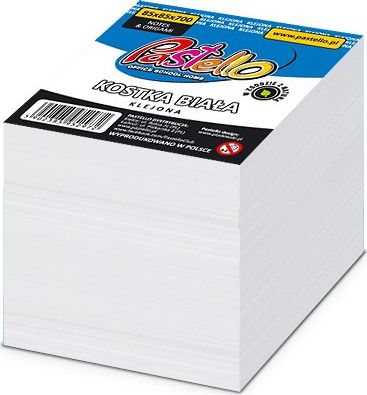 Pastello Kostka klejona biała 85x85x70 mm ECO PAS-2972 Pastello