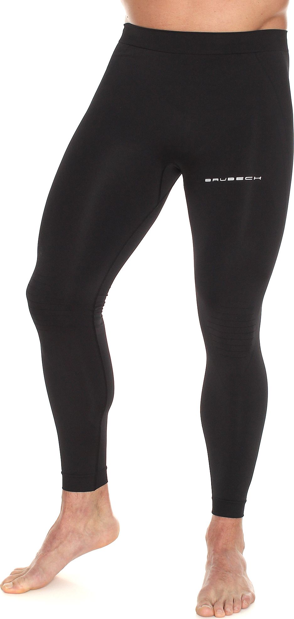 Brubeck Legginsy męskie Running Force czarny r. S (LE11460A)