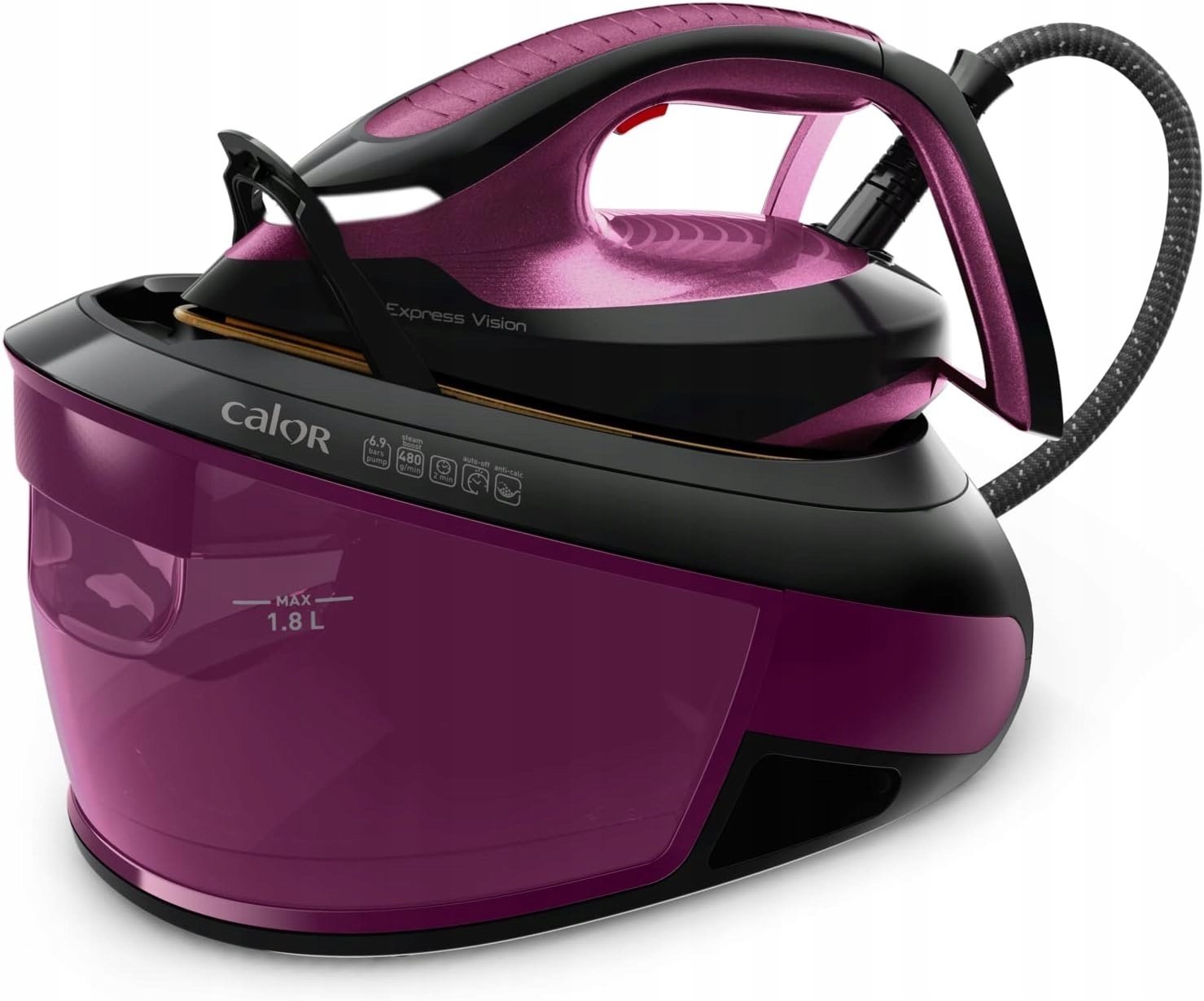 Calor Express Power Vision Stacja parowa 480 g/min LED Vision SV8152C0