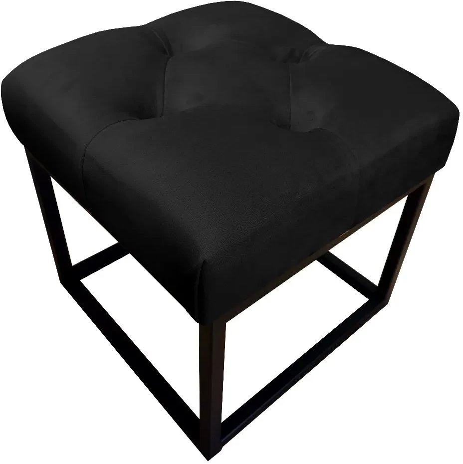 Pufa CHARLIE MG VELVET czarna ATOS