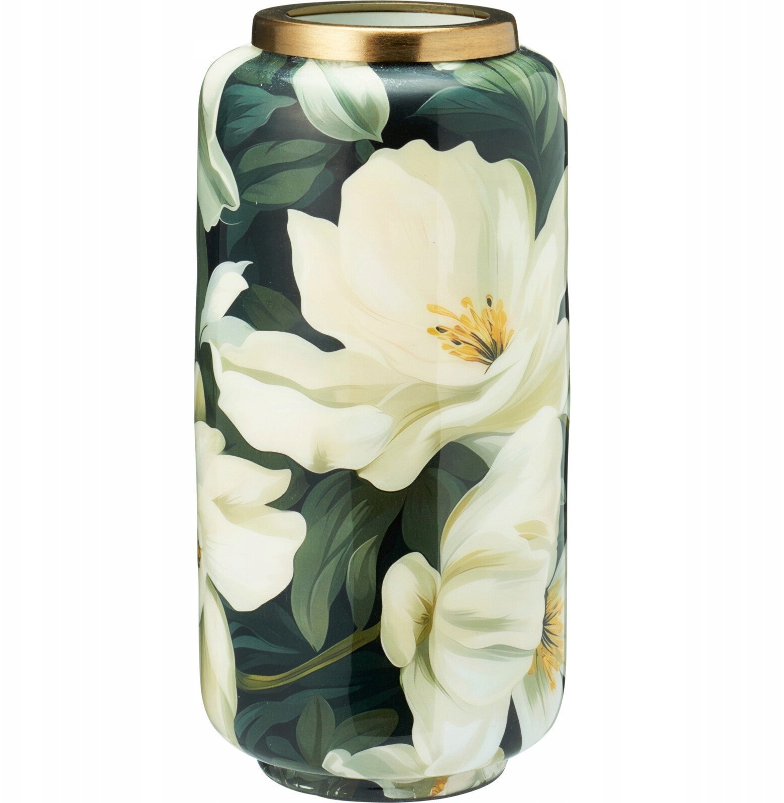 Metalowy wazon dekoracyjny BADU, złota obwoluta