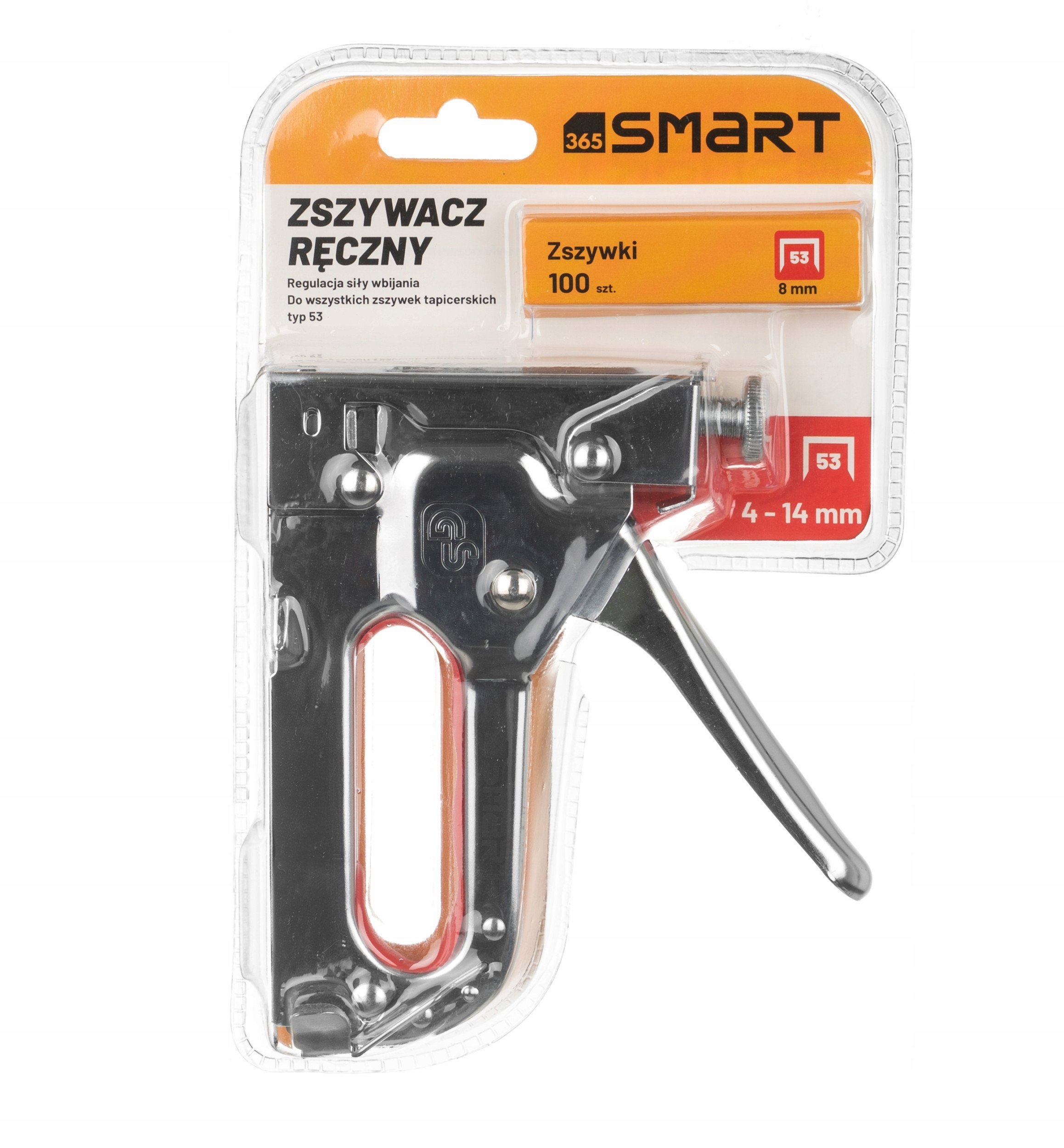 zszywacz ręczny typ 53, 4 - 14 mm, regulacja siły