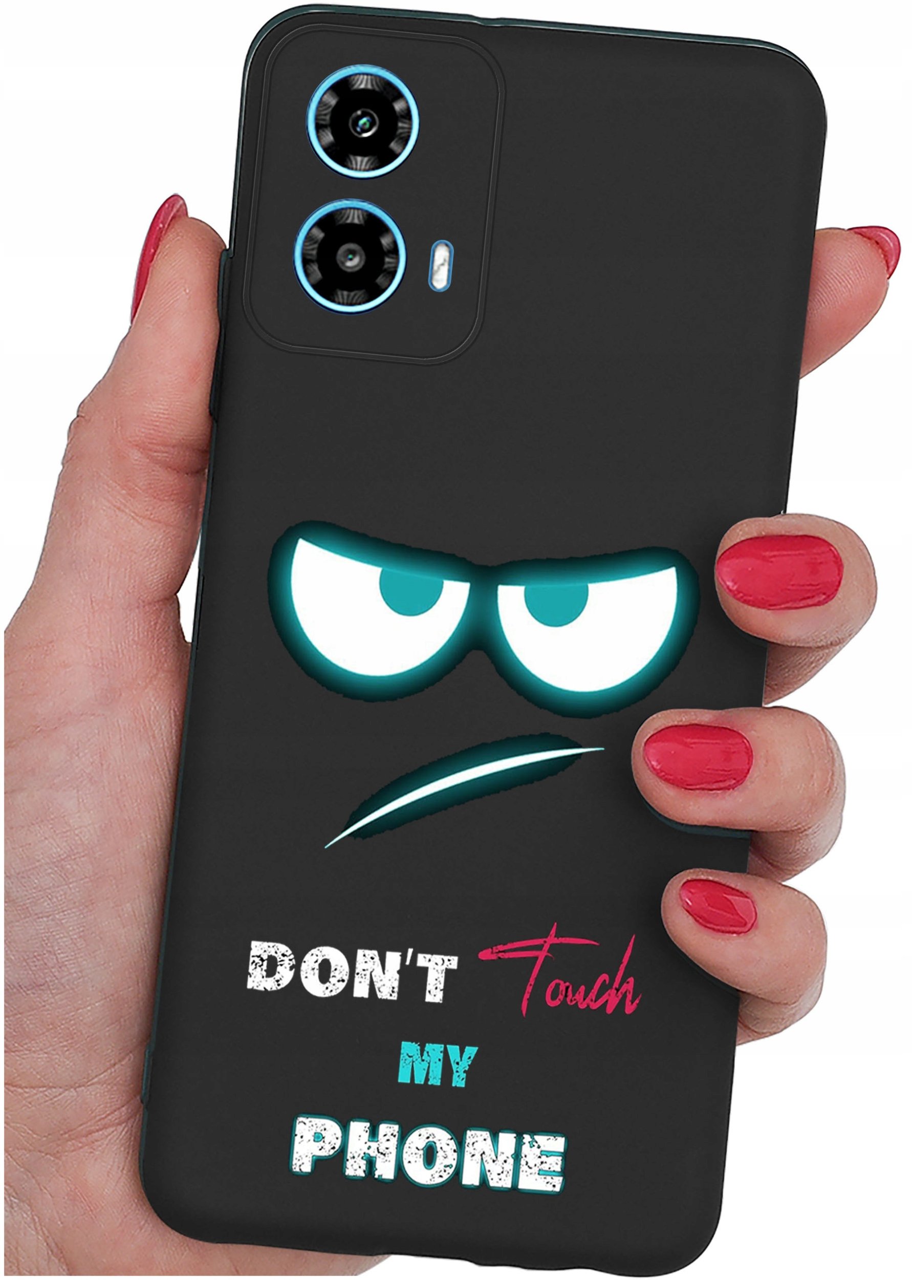 ETUI do Motorola Moto G34 5G WZORY |SILIKONOWE MATT CASE + SZKŁO 9H