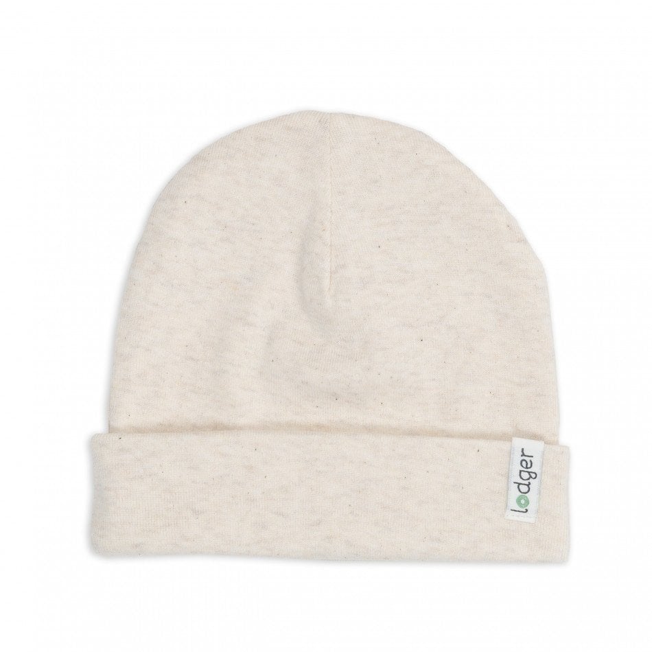 Lodger Beanie Melange bērnu cepurīte Birch 0-6 mēn. BEM 093_0-6 BEM 093_0-6 (8719033419407)