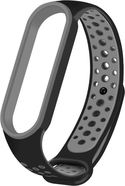 Braders Opaska do Xiaomi Mi Band 5 / 6 dots czarno-szary