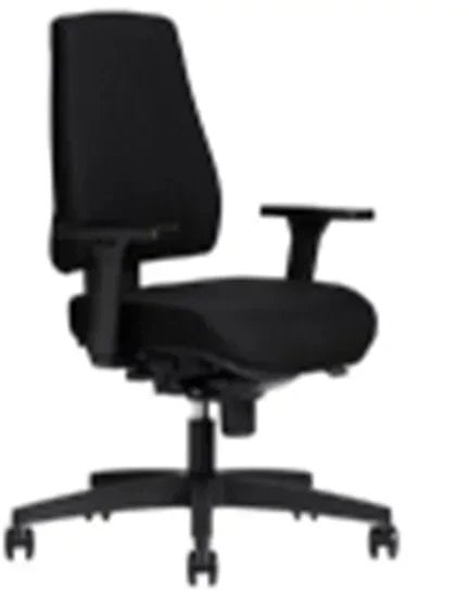 Kontorstol Operator, Sort med armlæn