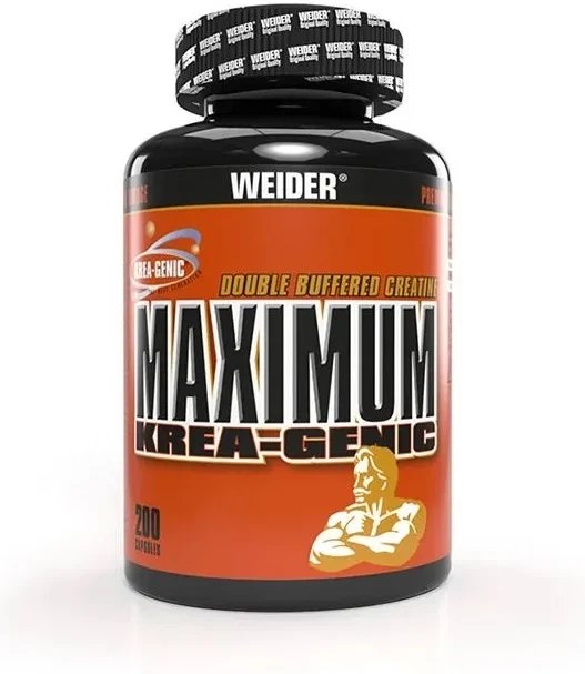 Weider - Kreatyna, Maximum Krea-Genic, 200 Kapsułek