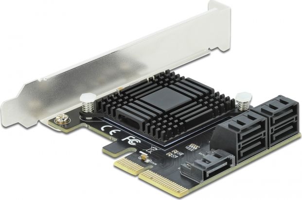 Kontroler Delock PCIe 3.0 x4 - 5x SATA III (90498)