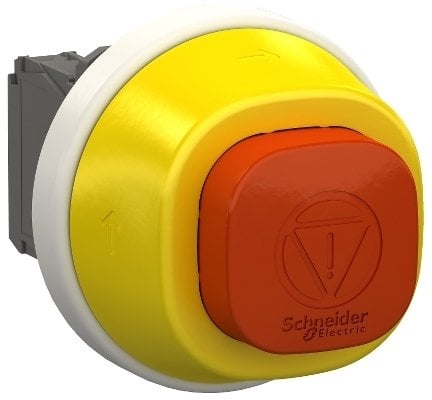 Harmony XB5 Kompletny przycisk awaryjnego zatrzymania E.Stop podświetlony Ttr 24V W/R 1No XB5AS84W3B41