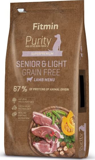 Fitmin Fitmin Purity dog Rice Senior & Light Venison & Lamb 12 kg