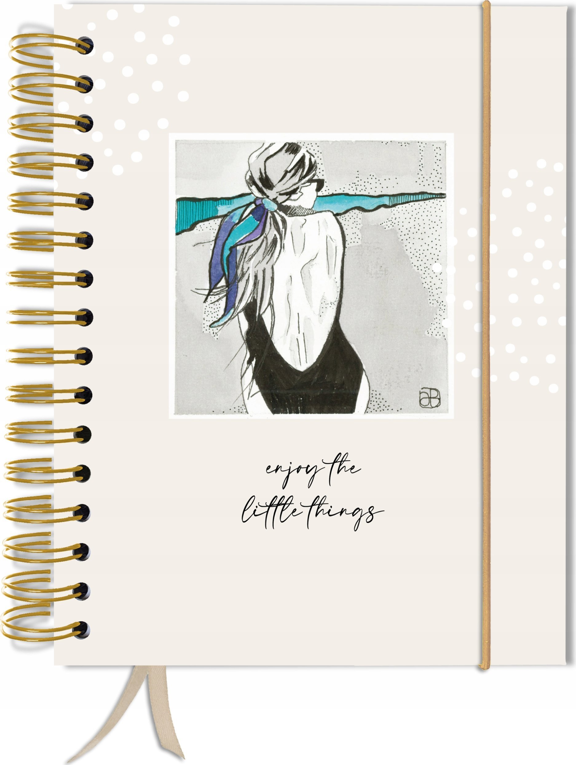 TadaPlanner Bullet journal 180 stron notes planer zeszyt A5+ bujo kropki