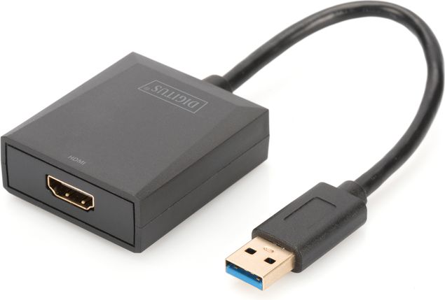 Adapter USB Digitus USB - HDMI Czarny (DA-70841)
