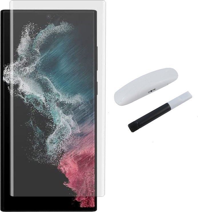 Braders Szkło Hartowane UV+ Lampa UV do Samsung Galaxy S23 Ultra