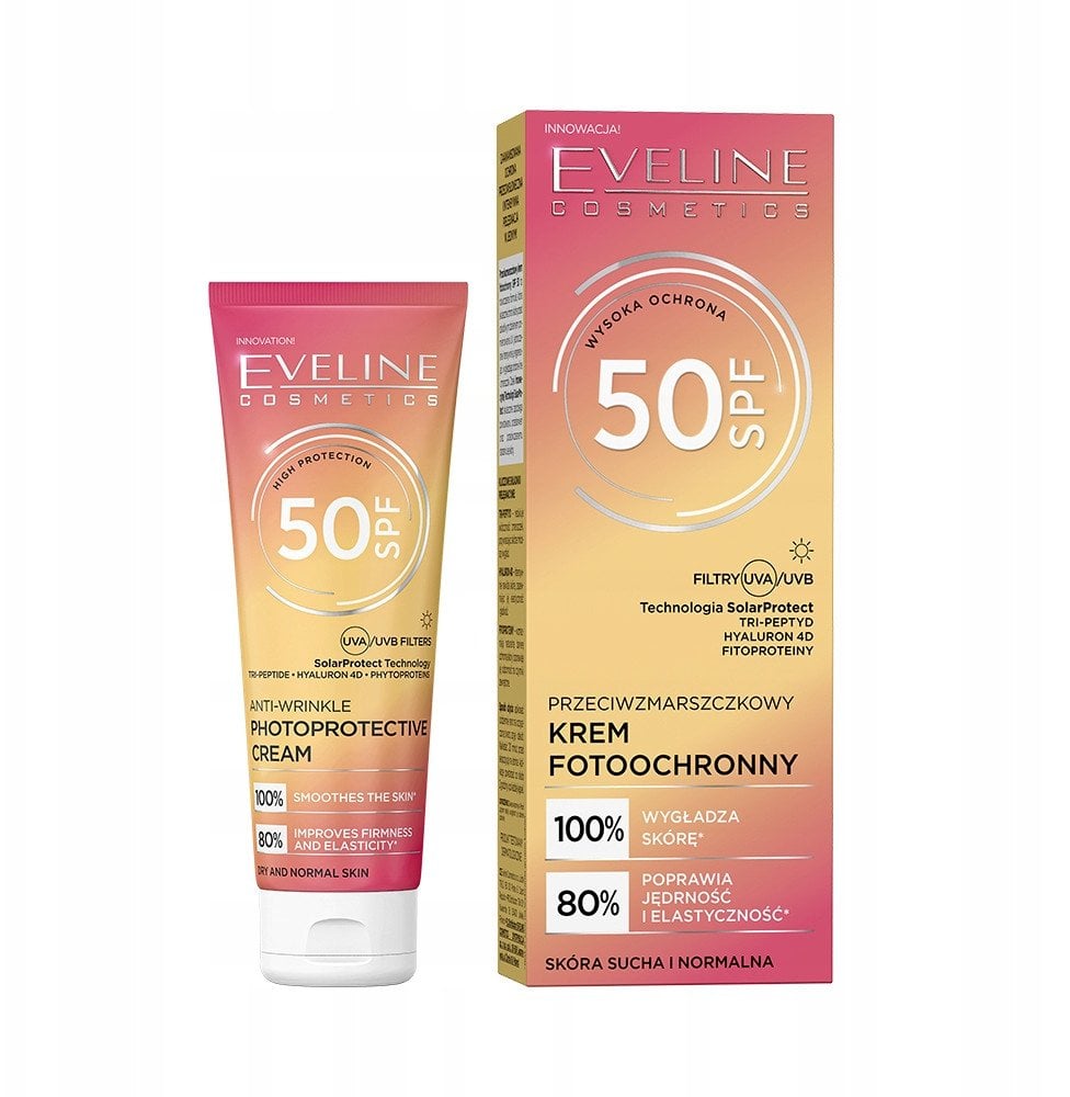 EVELINE KREM fotoochronny p/zmarszcz.SPF50 30ml