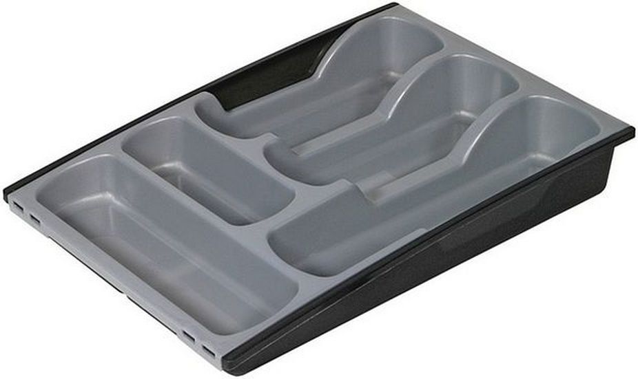 Curver Wkład do szuflad rozsuwany czarny - 50283