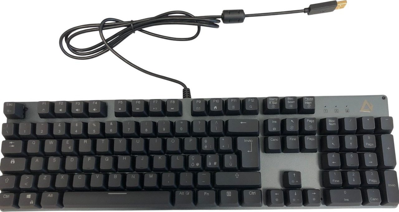 Mechaniczna Klawiatura do gier AUKEY KM-G12 RGB WŁOSKI UKŁAD KLAWIATURY