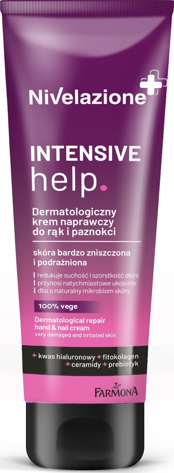 Farmona Farmona Nivelazione+ Dermatologiczny Krem naprawczy do rąk i paznokci Intensive Help - skóra bardzo zniszczona i podrażniona 100ml