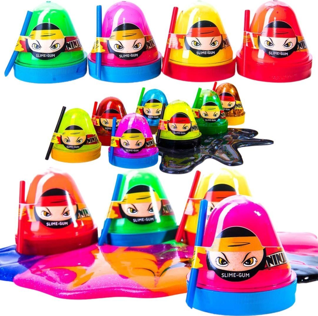 Maksik Glutek Slime Mr Boo Ninja Neon 100g 80063 p24 mix cena za 1 szt UA