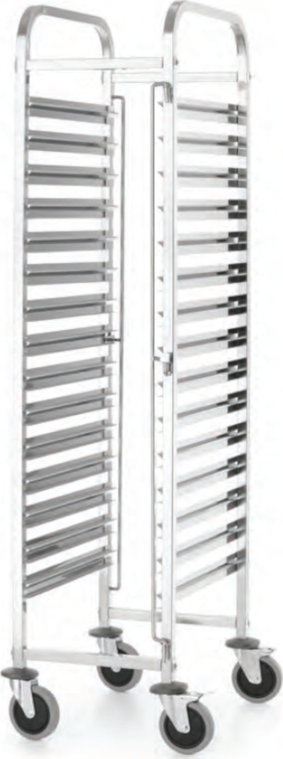 Hendi Wózek transportowy do przewozu pojemników gastronomicznych 15x GN1/1 Kitchen Line - Hendi 813270 Wózek transportowy do przewozu pojemników gastr