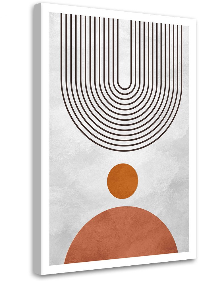 Feeby obraz na płótnie Łuki i okręgi boho 60x90 large