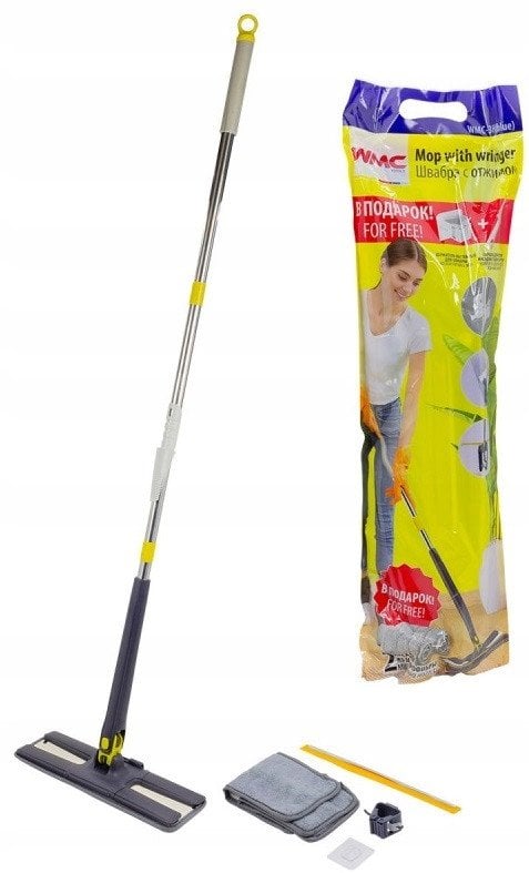 Mop z mechanizmem wyciskowym "motylek"i skrobaczką