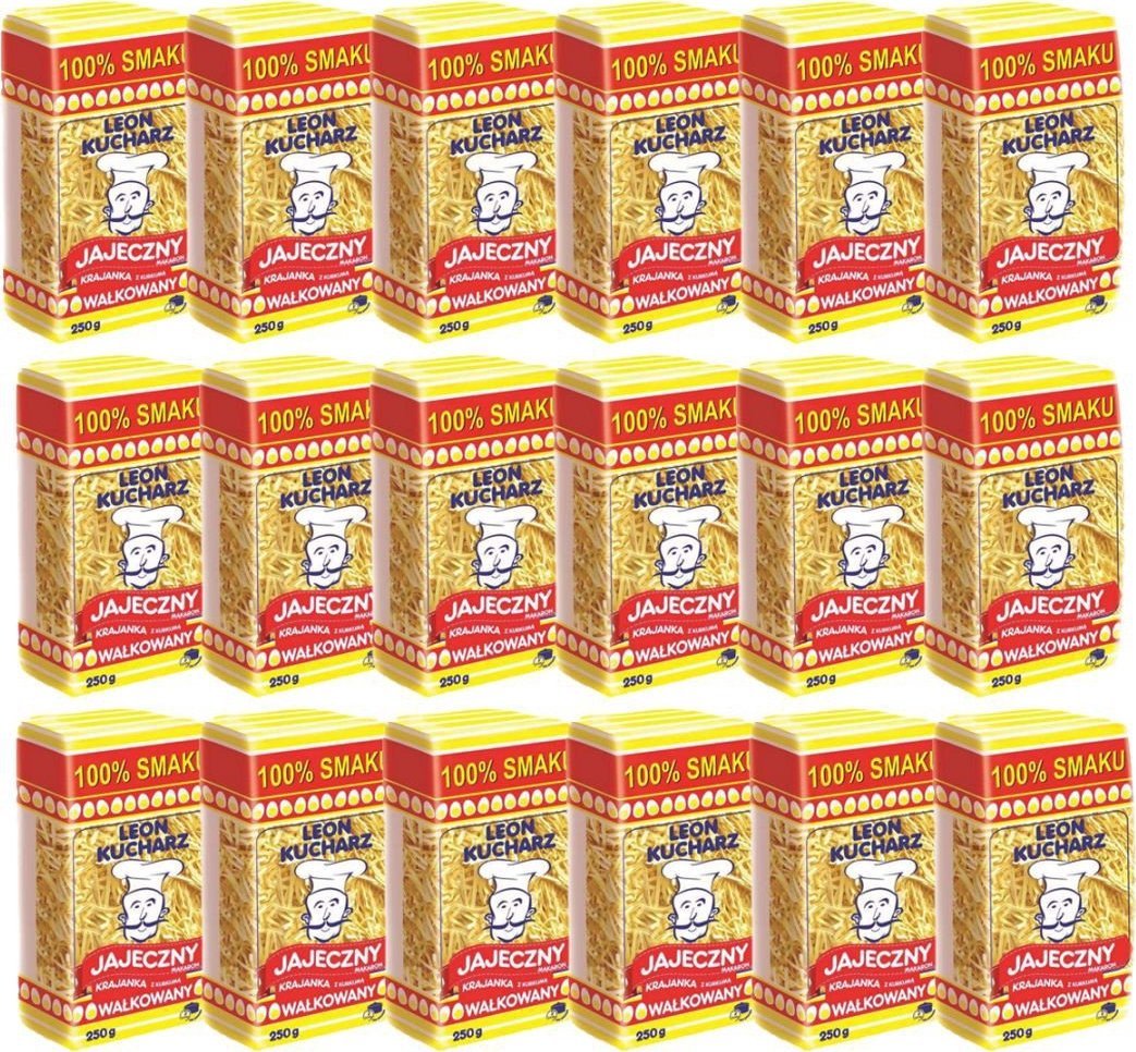 Eko mak Ekomak Makaron Leon cegiełka 250g x 18 sztuk