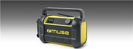 Głośnik Muse | M-928 BTY | Radio Speaker | Waterproof | Bluetooth | Black/Yellow | Portable | Wireless connection