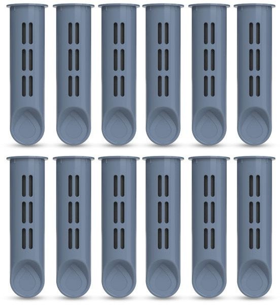 ZESTAW 12 Filtrów do Butelki Filtrującej Dafi SOFT i SOLID Jeansowy