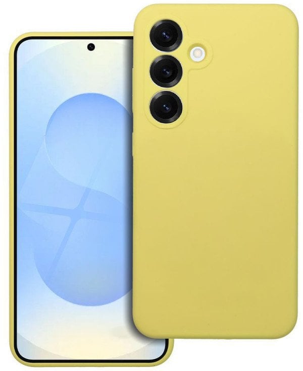 Futerał SILICONE 2mm do MOTOROLA G56 5G żółty