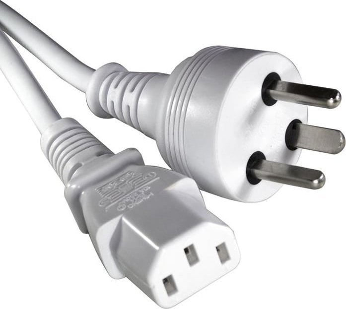 Kabel zasilający Roline 30.08.9030 kabel zasilające Biały 6 m DK-EDB C13 panel