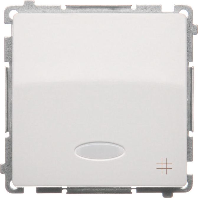 Kontakt-Simon Łącznik krzyżowy z podświetleniem biały - BMW7L.01/11