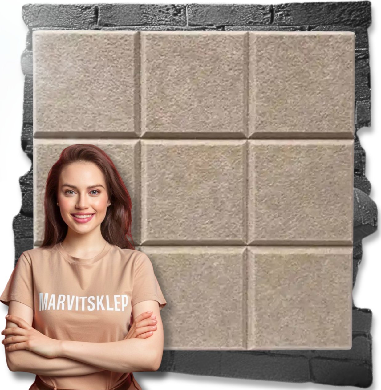 Iteams4Now Panele ścienne filcowe 3d kwadrat zagłówek samoprzylepne akustyczne soft