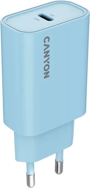 CANYON charger OnCharge 30CL Max Power 30W 1xPD EU Light Blue